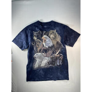 The Mountain Wildlife Graphic T-Shirt Size Medium